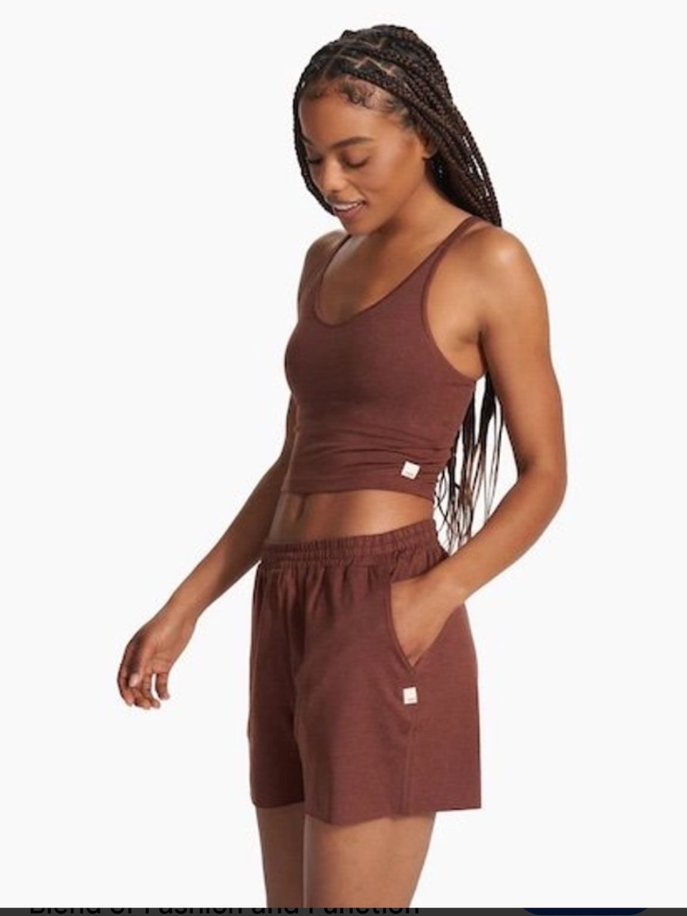Vuori Rib Crop Tank - Picture 5 of 5